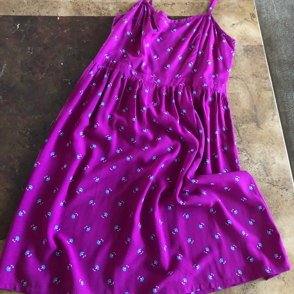 Maroon Floral Sundress